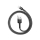 Kabel Baseus Kabel Cafule USB-A /Lightning 2.4A QC 3.0 0.5 m czarno-szary